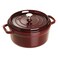 Staub Cast Iron 4qt Round Cocotte Grenadine