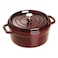Staub Cast Iron 4qt Round Cocotte Grenadine