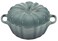 Le Creuset Stoneware Figural Pumpkin Petite Cocotte 12 oz Sea Salt