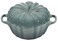 Le Creuset Stoneware Figural Pumpkin Petite Cocotte 12 oz Sea Salt