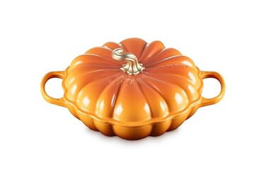 Le Creuset Enameled Cast Iron Signature Pumpkin Braiser 275 qt Persimmon