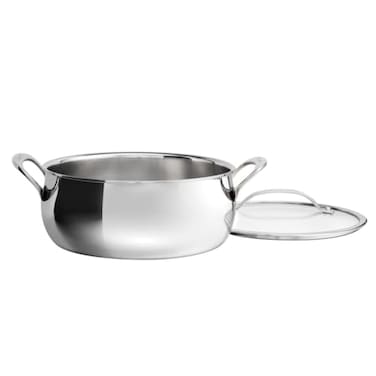 Cuisinart PureClad Triple Ply Stainless Steel 45 Qt Dutch Oven wCover PCT354524