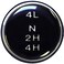 Rukse Dana 300 Transfer Case Shift Knob Insert fits CJ 19801986 with Dana 300