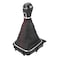 X AUTOHAUX 5 Speed 12mm Inner Hole Dia Gear Shift Knob Gaiter Boot Cover PVC Leather Black for Volkswagen Jetta Golf 5 6 7 20132016 1K0711113