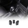 JONKOKO ABS Carbon Fiber Car Central Control Gear Shift Knob Head Cover for Chevrolet Corvette C6 20052013 Interior Gear Shift Knob Cover Trim Protector Cap Accessories Matte Black