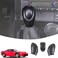 Lcojicep ABS Gear Shift Knob Head Cover Compatible with Corvette C6 20052013 Protective Shell Black