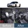 Lcojicep ABS Gear Shift Knob Head Cover Compatible with Corvette C6 20052013 Protective Shell Black