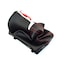 Cakievro Gear Shift Knob Auto Automatic Leather Chrome for Audi A6 A7 A3 A4 A5 A6 c6 Q7 Q5 2009 2010 2011 2012 2014 4G1 713 139 R Red line Black