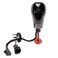Kakulkomen LHD Automatic LED Electronic Shift Knob Black with Holes for VW Golf 7 Passat B8 tiguan MK2 Jetta MK5 MK6 seat Redwith Holes