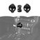 RT-TCZ RTTCZ Gear Shift Knob Cover Trim Interior Accessories for Ford Mustang 20152024 3PCS Carbon Fiber