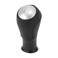 INFINAUTO 5 Speed Manual Gear Shift Knob Front Automotive Gearbox Stick Shifter Lever Knob for Honda Accord 20032008 Plastic Black Silver Tone 1 Pc