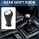 INFINAUTO 5 Speed Manual Gear Shift Knob Front Automotive Gearbox Stick Shifter Lever Knob for Honda Accord 20032008 Plastic Black Silver Tone 1 Pc