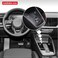 BETTERHUMZ Car Center Console Gear Shift Panel Frame Cover Trim Compatible with Audi A3 8Y S3 RS3 Sportback 20212024 for Alcantara Sticker Interior Molding Accessories Carbon