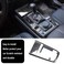 KELEIMAI Car Accessories Fit for Mazda CX30 CX30 2020 2021 2022 2023 2024 2025 2026 Interior Gear Shift Knob Console Panel Trims Cup Holder Frame Cover Brushed Black Style 2PCS Stainless Steel