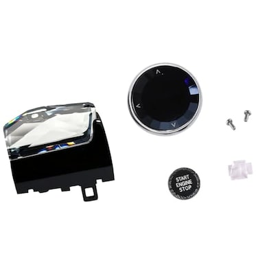 KACEPAR Crystal Shift Knob Gear Car Crystal Gear Selector Replacement Compatible with BMW 2 Series F44 20232024 1 Set Black