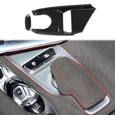 crosselec Carbon Fiber Gear Shift Panel Cover Trim for Chevrolet Corvette C8 20202025 Knob Control Panel