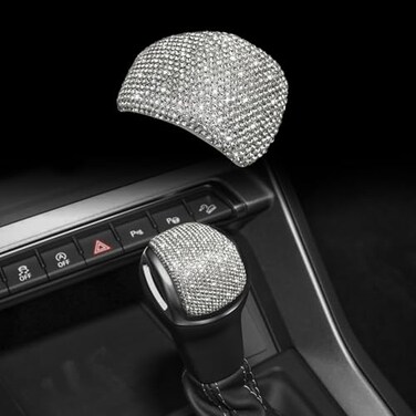 CONGCONG for Audi Gear Shift Bling Crystal Accessory Interior Cover Compatible for New Audi Q3 20192024