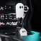 FirFiltr Universal Ghost Gear Shift Knob with 3 Threaded Adapters M8 M10 M12Fits for Most VehiclesSpooky Car Accessories Funny Gear Shifter Handle On Halloween