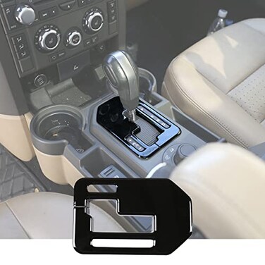 YIWANG Car Interior Gear Shift Frame Trim Sticker for Land Rover Discovery 3 LR3 20042009Discovery 4 LR4 20102012 Black