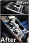JUIVEEL for Kia Stinger Accessories Center Console Gear Shift Panel Cover Interior Decor Trim Compatible with Kia Stinger 20172024 AccessoriesCarbon Fiber Black Style