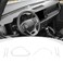 RAZPOY Center Console Dash Grab Handle Cover Trim Compatible with 20212024 Ford Bronco Interior Accessories White Not for Bronco Sport