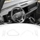 RAZPOY Center Console Dash Grab Handle Cover Trim Compatible with 20212024 Ford Bronco Interior Accessories White Not for Bronco Sport