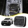RERPRO Center Console Organizer Storage Compatible with 20182025 Jeep Wrangler JL 4XE Gladiator JT Accessories Console Organizer Armrest Hidden Bag with Tactical Webbing Molle Panel Black