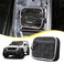 RERPRO Center Console Organizer Storage Compatible with 20182025 Jeep Wrangler JL 4XE Gladiator JT Accessories Console Organizer Armrest Hidden Bag with Tactical Webbing Molle Panel Black