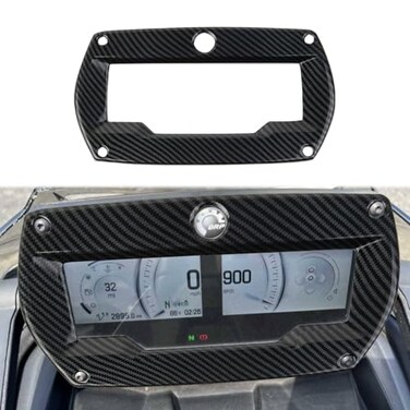 Fewshaw Carbon Fiber Style Center Console Meter Screen Frame Cover Trim Accessories for 20212023 CanAm Spyder F3 S