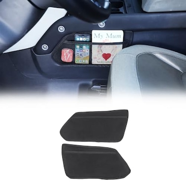 PIUGILH Center Console Side Hanging Pockets Compatible with Land Rover Defender 90 110 130 20202025 Accessories Seat Side Pocket Organizer 2Pcs