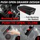Muslogy Console Storage Drawer Compatible with Toyota 4Runner 20142022 2023 2024 Accessories Center Console Organizer Insert Cubby Storage Box With AntiSlip Mat OneTouch SelfLocking Mechanism