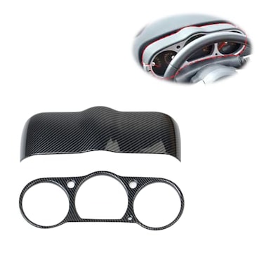 Fewshaw Carbon Fiber Style Center Control Dashboard Instrument Board Frame Cover Trim Accessories for Nissan 350Z