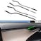 OBL Car Inner Door Trim Cover Interior Moldings Trims for Tesla Model S 20162020 ABS Imitation Carbon Fiber Interior Accessories Pack of 8