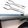 OBL Car Inner Door Trim Cover Interior Moldings Trims for Tesla Model S 20162020 ABS Imitation Carbon Fiber Interior Accessories Pack of 8
