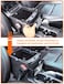 Savadicar Center Console Hanging Storage Organizer for 20182025 Jeep Wrangler JL JLU 4XE Gladiator JT Armrest ABS Tray With American Flag Patten Interior Accessories Black