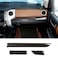 Aunginsy 3Pcs Car Inner Central Console Dashboard Panel Cover Trim Stickers Fit for Toyot Tundra 20142021 Center Console Dash Board Trim Frame Protective Cover Molding Trims Sticker Decor ABS Accessor