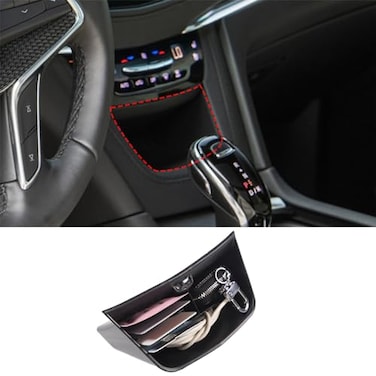 PIUGILH Customized for Cadillac XT6 XT5 Central Console Storage Box Coins Trays Cards Organizer for Cadillac XT6 XT5 2016 2017 2018 2019 2020 2021 2022 2023