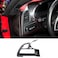 Qiosreui Center Console Side Air Vent Cover Frame for Chevrolet Corvette C7 2014 2015 2016 2017 2018 2019 Accessories Dashboard Main Driver Side Air Vent Outlet Panel Trim AntiScratch ABS Carbon Fiber