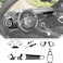 JeCar 12pcs Carbon Fiber Interior Trim Kit Compatible with 20172023 Chevy Camaro Interior Accessories