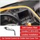 Sekhyna Center Console Air Conditioner Outlet Trim Strips Compatible with Corvette C7 Stingray 20142019 Soft Carbon Fiber 1PCS Navigation Screen Frame Sticker Trim Black Carbon