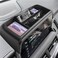 RUNROAD Dashboard Storage Organizer Tray Compatible with 20212024 YukonSuburbanTahoe Accessories Dash Board Storage Tray Dash Mounted Container Box Behind Screen Black