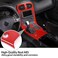 PIUGILH Car Console Gear Shift Panel Trim Cover for Corvette C6 20052013 Interior Accessories AntiScratch Console Gear Shift Panel Frame Protection Cover Kit Red