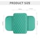 Stacool Upgraded Car Center Console CoverMicrofiber Leather Car Armrest Cover Cushion with 2 Storage BagsUniversal Car Armrest Storage Box Turquoise