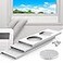Air Jade Dual Hose Portable Air Conditioner Window Seal Kit 3 Pcs AC Window Vent Kit for Dual Hose Portable Air Conditioner with 5 Diameter Vent Pipe
