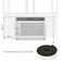 BEWAVE Window Air Conditioner Insulation Foam Panels AC Side Surround Panels Kit with Top Seal Strip for AC Unit Indoor 2 Pack