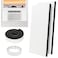 BEWAVE Window Air Conditioner Insulation Foam Panels AC Side Surround Panels Kit with Top Seal Strip for AC Unit Indoor 2 Pack