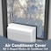 Flamorrow Air Conditioner Cover for Ushaped 8000 10000 12000 BTU Window Unit 600D Heavy Duty Waterproof U Shape Window AC Cover for Outside Unit