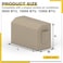 Powrocket Indoor Air Conditioner Cover for UShape Window AC UnitsWindproof Design for Inside AC Unit All Side CoveredBlock Cold Air and DustWinter Window Air Conditioner Cover Indoor