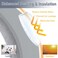 Flamorrow Insulated Foam Panels for Portable AC Window Seal Kit Sturdy Thick Air Conditioner Insulating Panel Adjustable AC Window Seal Panels for Seal Heat Fill Gap Reduce Noise 3 Pack