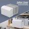 Flamorrow Outdoor Air Conditioner Cover and Indoor Air Conditioner Cover with Bag for UShaped Window AC Unit Dustproof Windproof Window AC Covers for Outside Inside Unit Full Coverage Protection